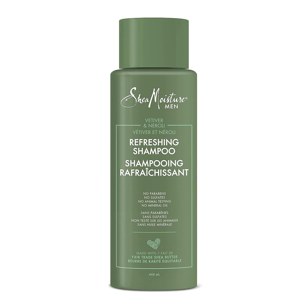 Shea Moisture Men Vetiver and Neroli Refreshing Shampoo, 15 Oz